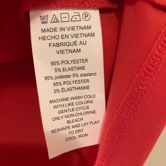 Long Sleeve A-Line Knee Length Michael Kors Dress in Orange (New!) - Picture 8 of 10